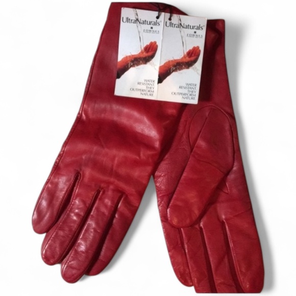 Women’s Water resistant/Washable Leather  Gloves NWT - Picture 1 of 7